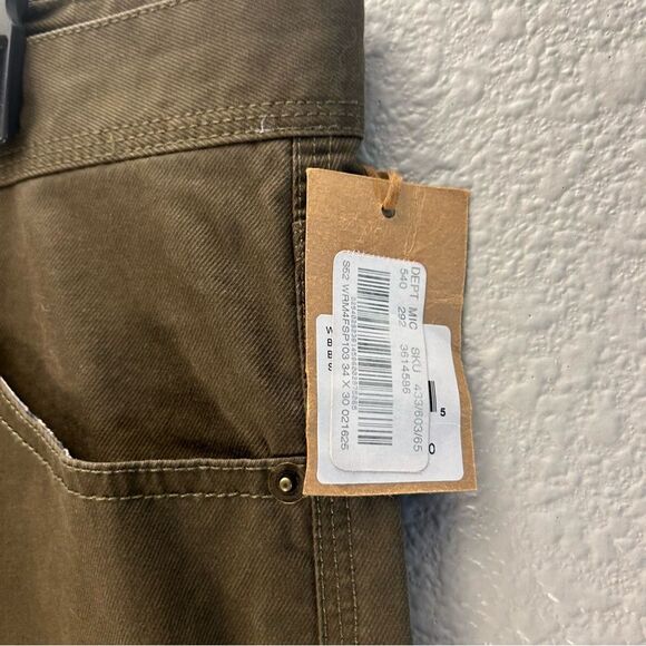 W.R.K. NWT WRK Materials Co. Bronze 5 pocket Pant Size 34x30 - Picture 7 of 11
